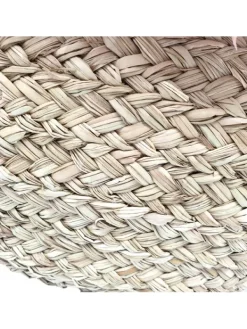 Kiara Shoes BORSA IN VIMINI CON BORDO A... Rosa New