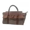 Kiara Shoes Borsa marrone con manici in... Discount