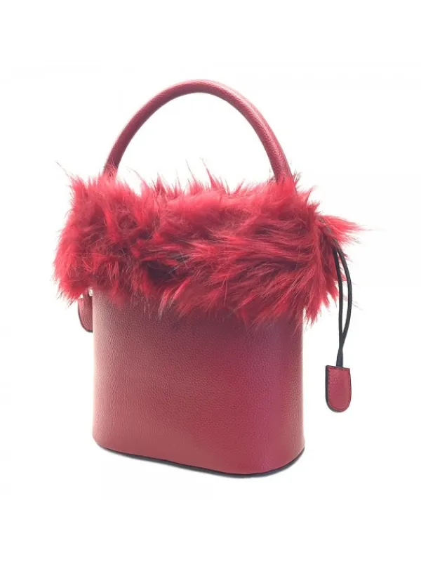 Kiara Shoes BORSA SECCHIELLO DA DONNA... Rosso Outlet