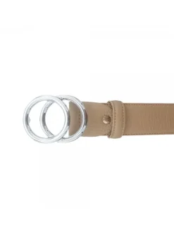 Kiara Shoes CINTURA BEIGE IN PELLE DA... Discount
