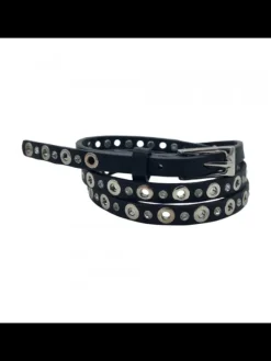 Kiara Shoes CINTURA REGOLABILE CON... Nero Discount