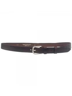 Kiara Shoes CINTURA UNISEX IN PELLE CON... Marrone