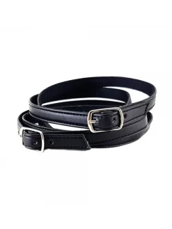 Kiara Shoes Cinturini Neri in Pelle per... Nero Clearance