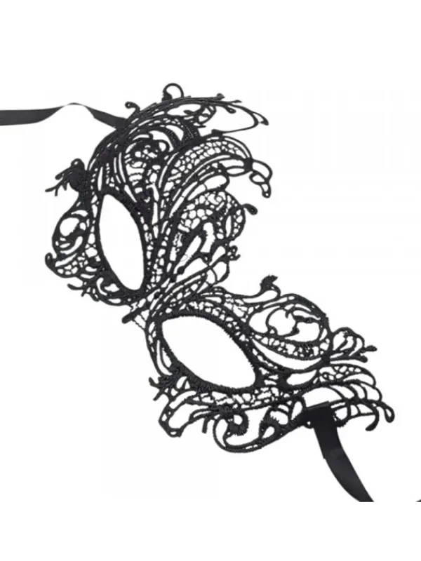 Kiara Shoes Maschera in Merletto Nero |... New