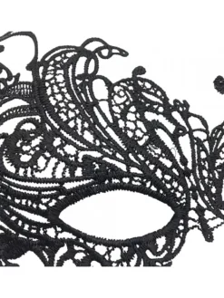 Kiara Shoes Maschera in Merletto Nero |... New