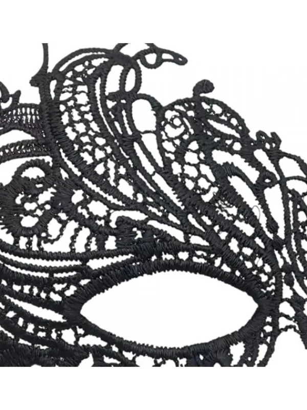 Kiara Shoes Maschera in Merletto Nero |... New