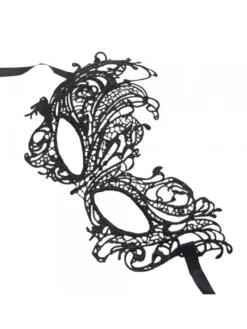 Kiara Shoes Maschera in Merletto Nero |... New