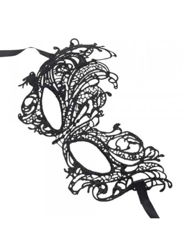 Kiara Shoes Maschera in Merletto Nero |... New