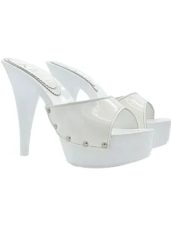Kiara Shoes MULES LUCIDO IN... BIANCO Online