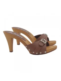 Kiara Shoes MULES ELEGANTI MARRONI CON... Marrone Online