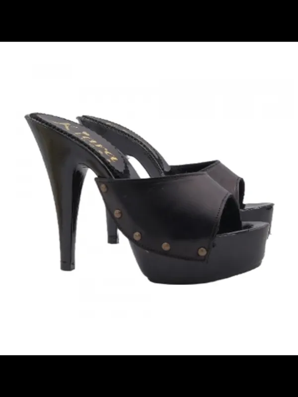 Kiara Shoes MULES NERI CON FASCIA IN... Nero New
