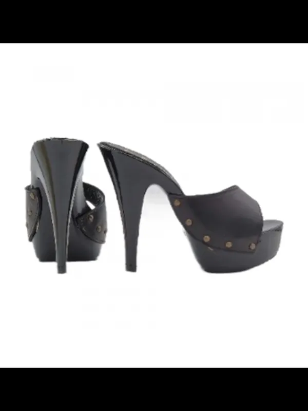 Kiara Shoes MULES NERI CON FASCIA IN... Nero New