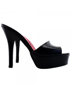 Kiara Shoes SABOT IN VERA PELLE NERA... Nero Hot