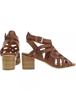 Kiara Shoes SANDALI ALLA SCHIAVA COLOR... Cuoio Online