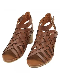 Kiara Shoes SANDALI ALLA SCHIAVA COLOR... Cuoio Online