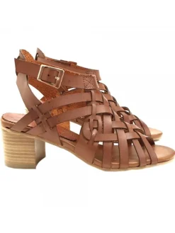 Kiara Shoes SANDALI ALLA SCHIAVA COLOR... Cuoio Online