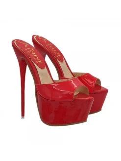 Kiara Shoes SANDALI ALTISSIMI ROSSI... Rosso Online
