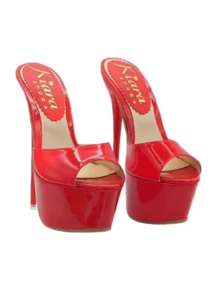 Kiara Shoes SANDALI ALTISSIMI ROSSI... Rosso Online