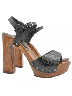 Kiara Shoes Sandali Artigianali in... Nero New