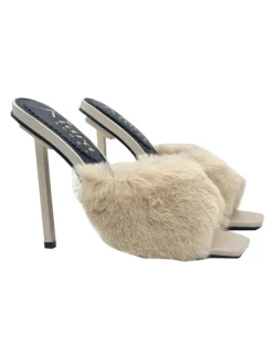 Kiara Shoes SANDALI ELEGANTI CON... Beige Hot