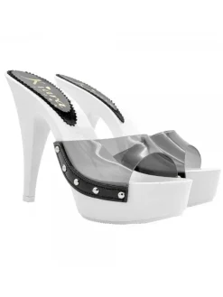 Kiara Shoes SANDALI BIANCHI CON FASCIA... Nero New