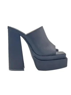 Kiara Shoes SANDALI CON DOPPIO PLATEAU... Nero Discount