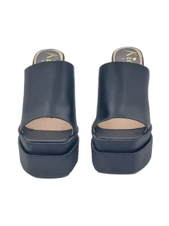 Kiara Shoes SANDALI CON DOPPIO PLATEAU... Nero Discount