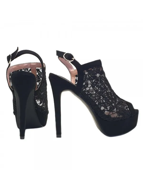 Kiara Shoes SANDALI DA DONNA IN STILE... Nero Sale