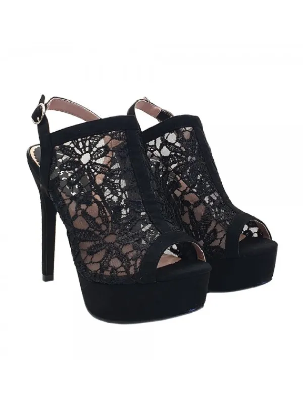 Kiara Shoes SANDALI DA DONNA IN STILE... Nero Sale
