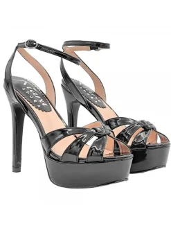 Kiara Shoes SANDALI IN VERNICE NERI... Nero Best