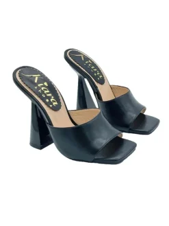 Kiara Shoes SANDALI NERI CON TACCO A... Nero Best