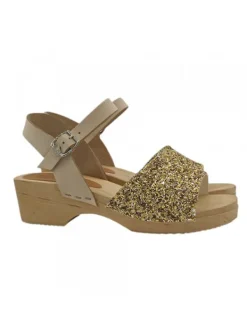 Kiara Shoes Sandali per bambina in vero... Oro