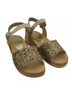 Kiara Shoes Sandali per bambina in vero... Oro