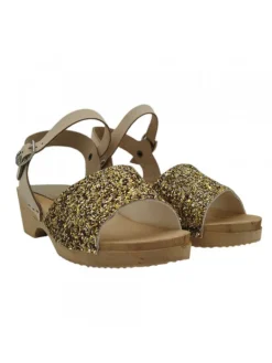 Kiara Shoes Sandali per bambina in vero... Oro