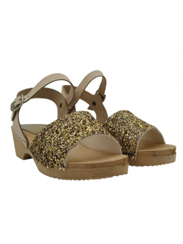Kiara Shoes Sandali per bambina in vero... Oro