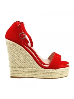 Kiara Shoes SANDALI ROSSI CON ZEPPA IN...