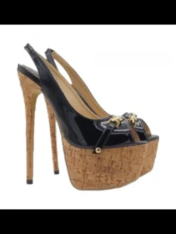 Kiara Shoes Sandali Sexy tacco a spillo... Nero Outlet