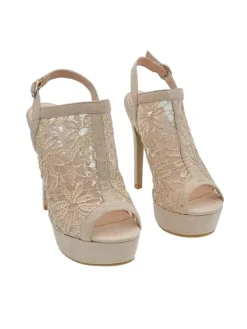 Kiara Shoes SANDALO IN MACRAME ... Beige Online