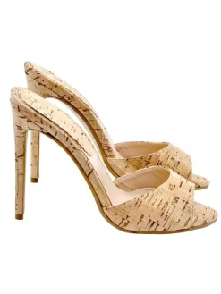 Kiara Shoes SANDALO IN SUGHERO TACCO 12 Hot