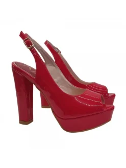 Kiara Shoes SANDALO IN VERNICE... Rosso Best
