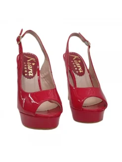 Kiara Shoes SANDALO IN VERNICE... Rosso Best