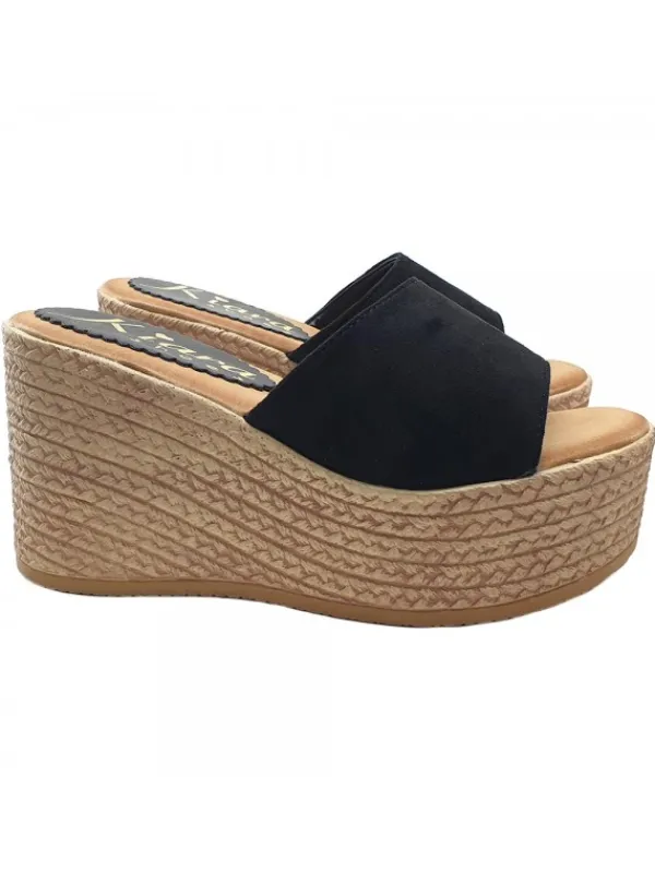 Kiara Shoes ZATTERONE IN CAMOSCIO... Nero Discount