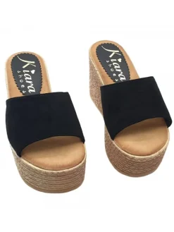 Kiara Shoes ZATTERONE IN CAMOSCIO... Nero Discount