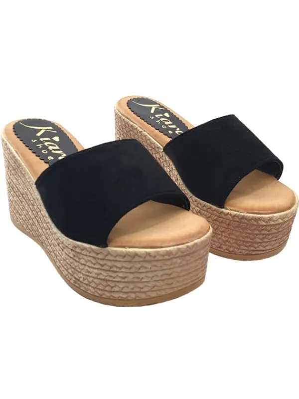Kiara Shoes ZATTERONE IN CAMOSCIO... Nero Discount