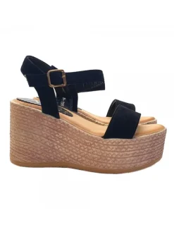 Kiara Shoes ZATTERONE IN CAMOSCIO CON... Nero