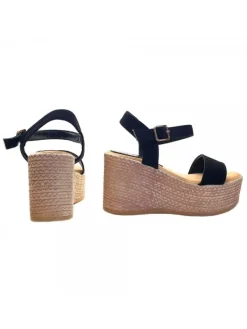 Kiara Shoes ZATTERONE IN CAMOSCIO CON... Nero