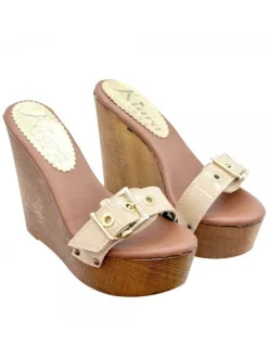 Kiara Shoes ZEPPA FASCIA IN... Beige Sale
