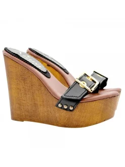 Kiara Shoes ZEPPA FASCIA NERA IN PELLE... Nero Hot