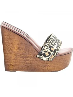 Kiara Shoes ZEPPA LEOPARDATA CON TACCO...
