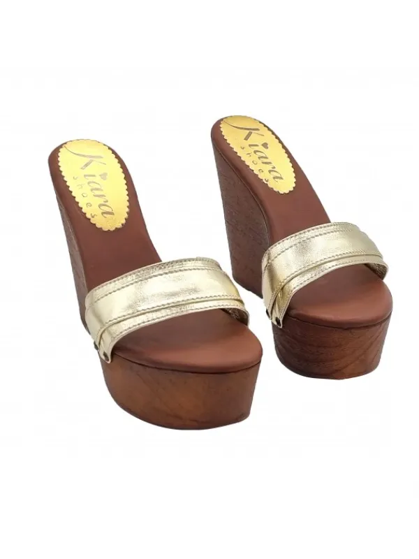 Kiara Shoes ZEPPE ALTE COLOR PLATINO... Oro Online